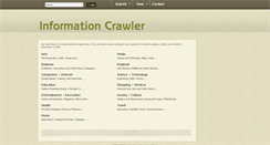 Desktop Screenshot of informationcrawler.com
